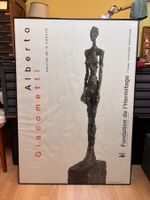 Alberto Giacometti Plakat Fondation Hermitage gerahmt