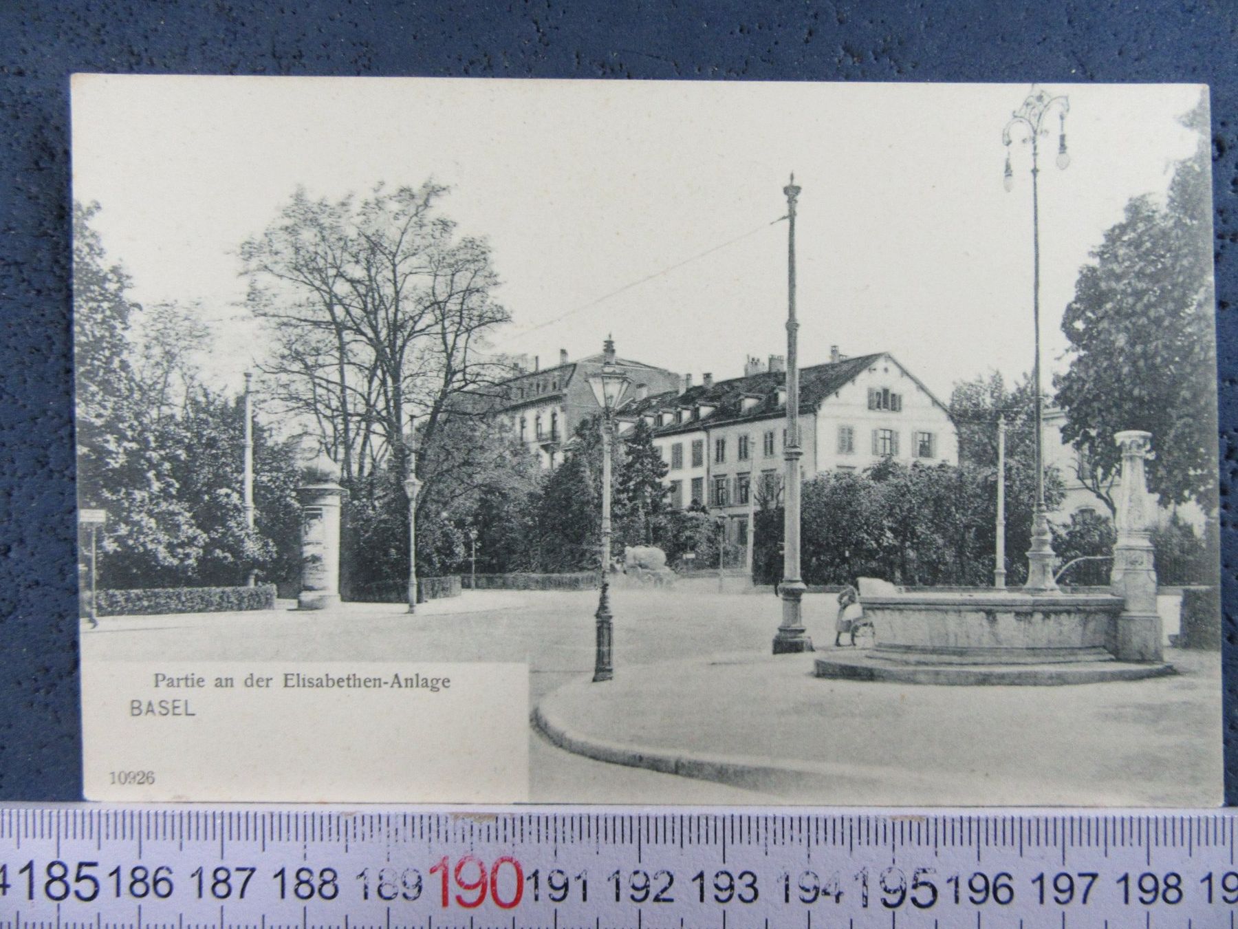 Cartoline postali: BASEL ELISABETHENANLAGE AG-BS – Usato da Ettingen venduto da Hausi4711