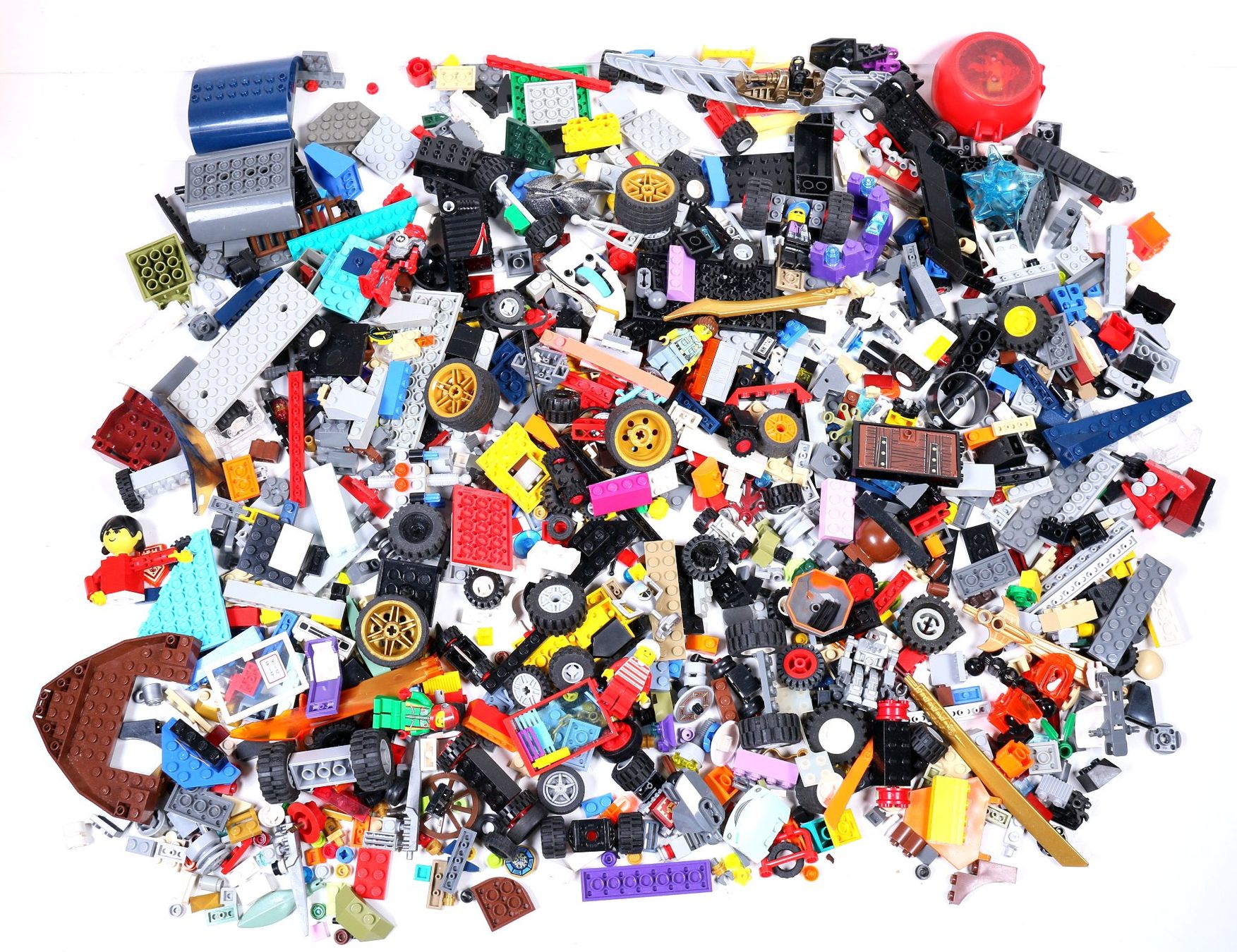 Lego Baukästen: 1.5 kg. Legoteile mit Minifiguren – Gebraucht aus Hettlingen von Scholi99