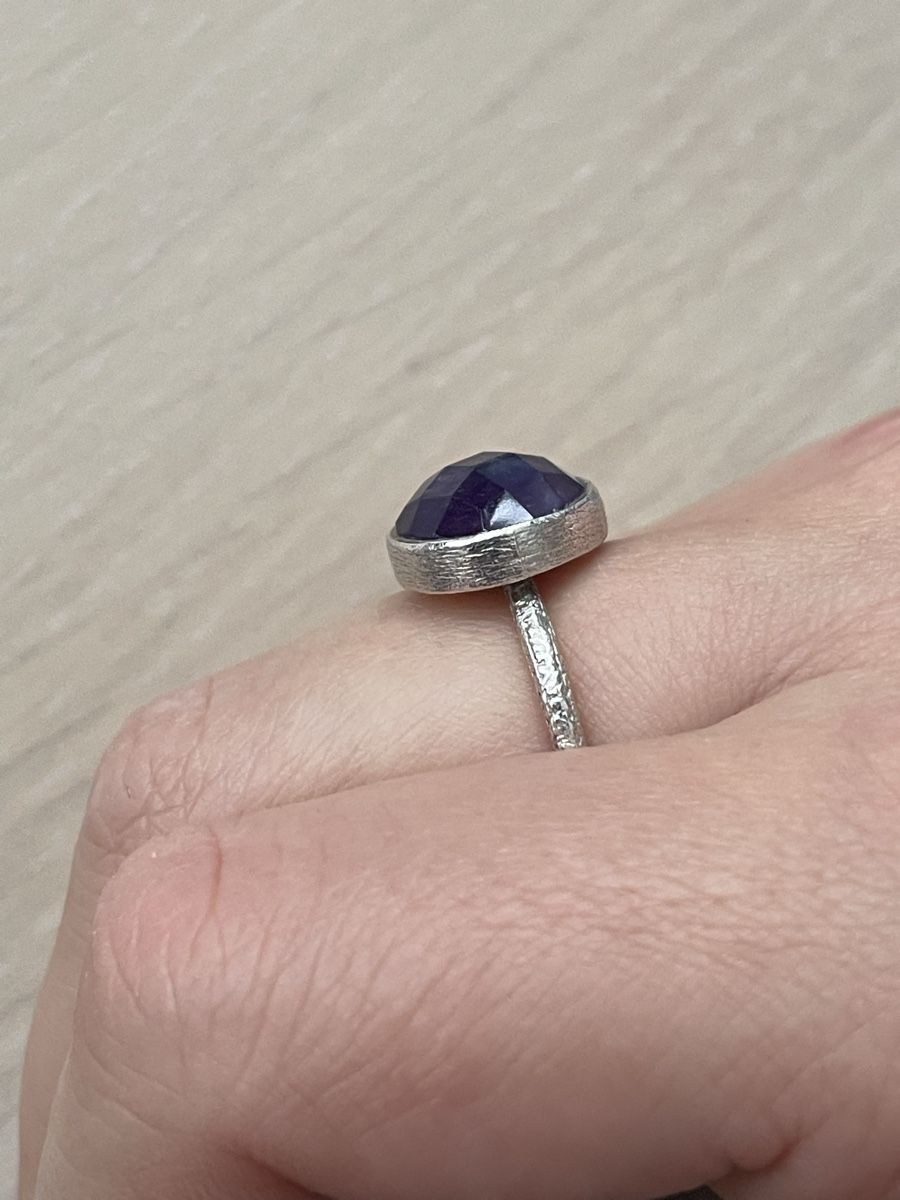 Anelli: Silberring 925 mit Amethyst – Usato da Widen venduto da evce1318 1