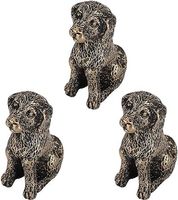 🐶3er-Set Pflanzentopf-Füße – Hunde-Design in Antik-Bronze🌿