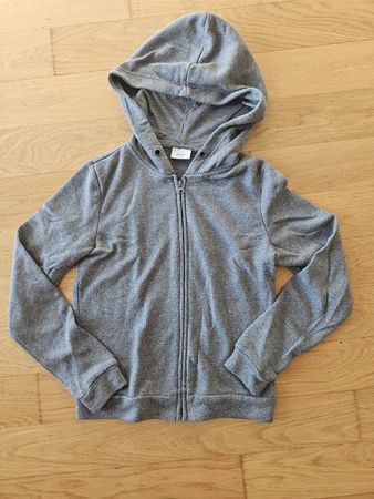 Pullover mit Reisverschluss Damen ONLY grau Grösse S 