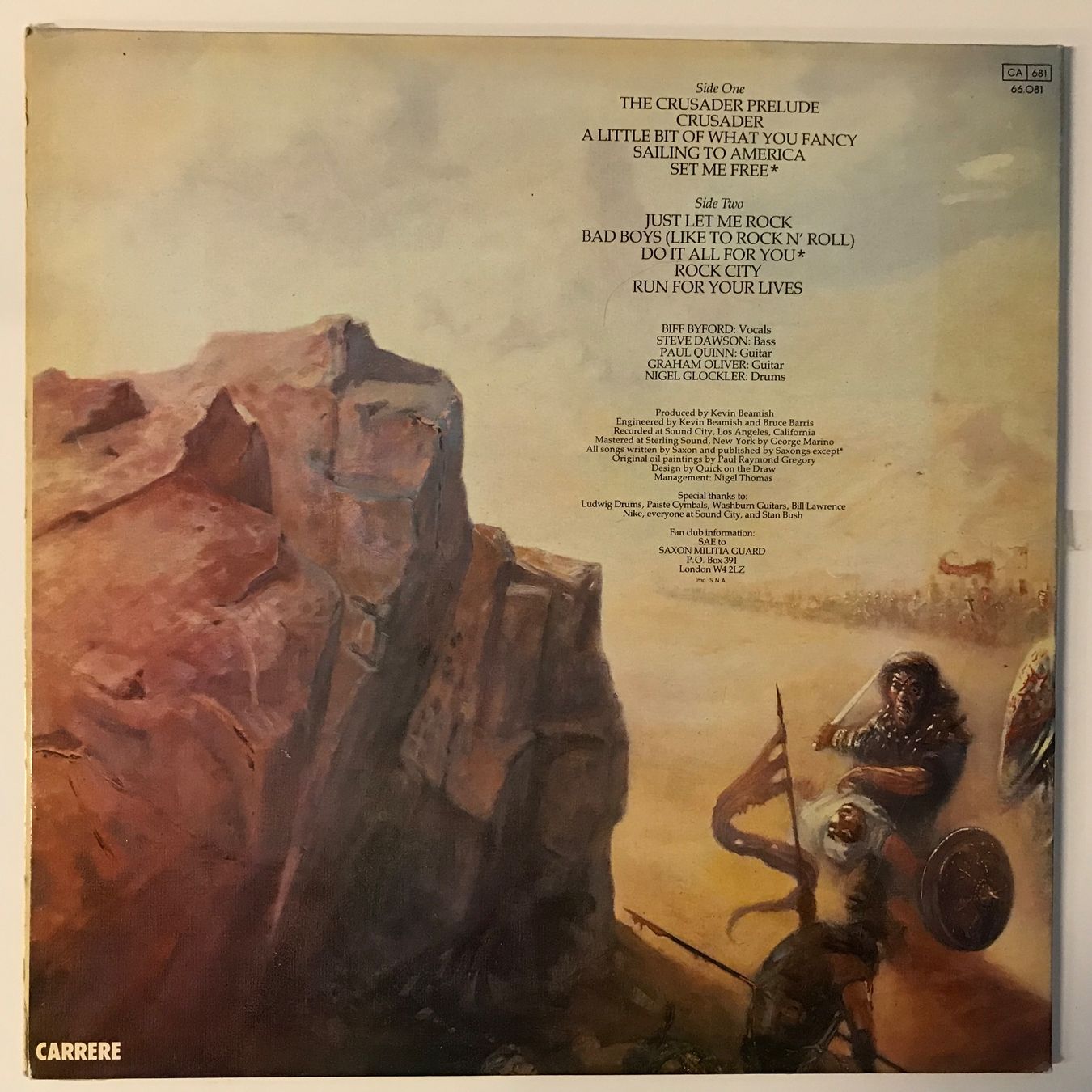 Dischi in vinile: Saxon - Crusader – Usato da Aesch BL venduto da BlueMusicRecords 1
