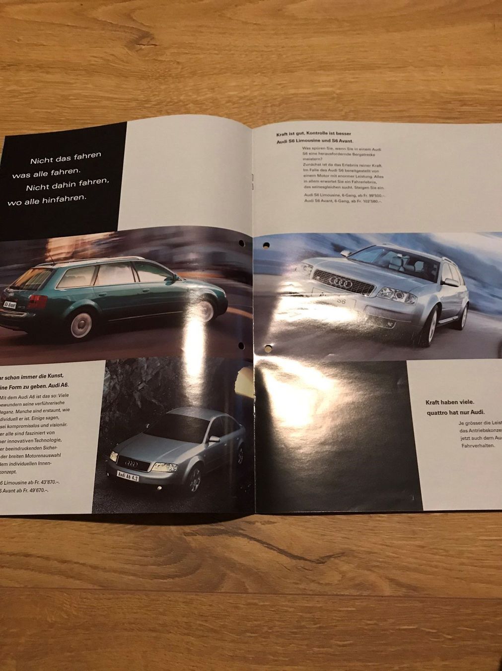 Audi Documenti: Audi Programm Frühjahr 2000 – Usato da Freienstein venduto da Golfbueb 4