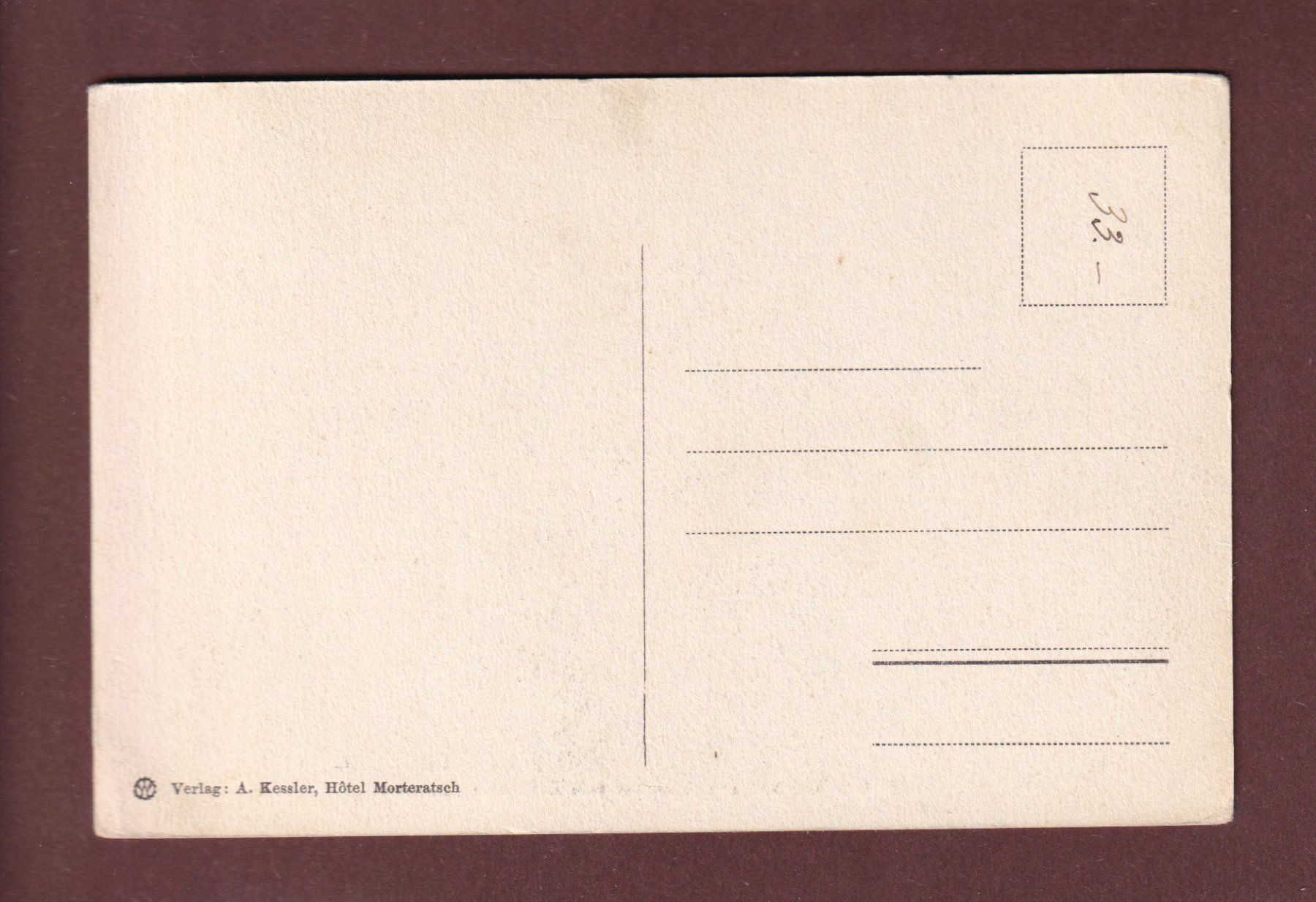 Cartoline postali: MORTERATSCHGLETSCHER von Chünetta gesehen – Usato da Pully venduto da nicecards-shop 1