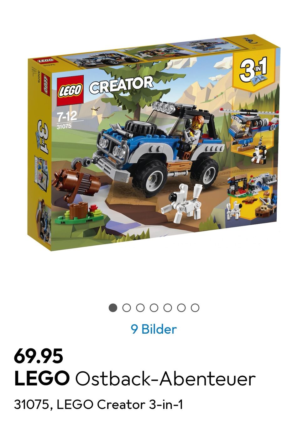 Lego Giocattoli: Lego Creator 3in1 Outback Abenteuer – Usato da Kölliken venduto da aninavera 7