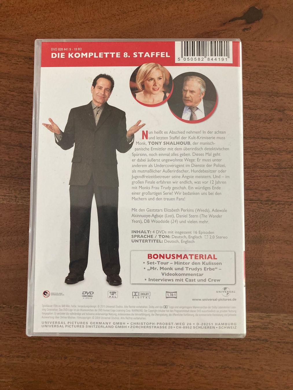 Alle DVDs: Monk, Staffel 8 – Gebraucht aus Mauensee von Etrigan 1