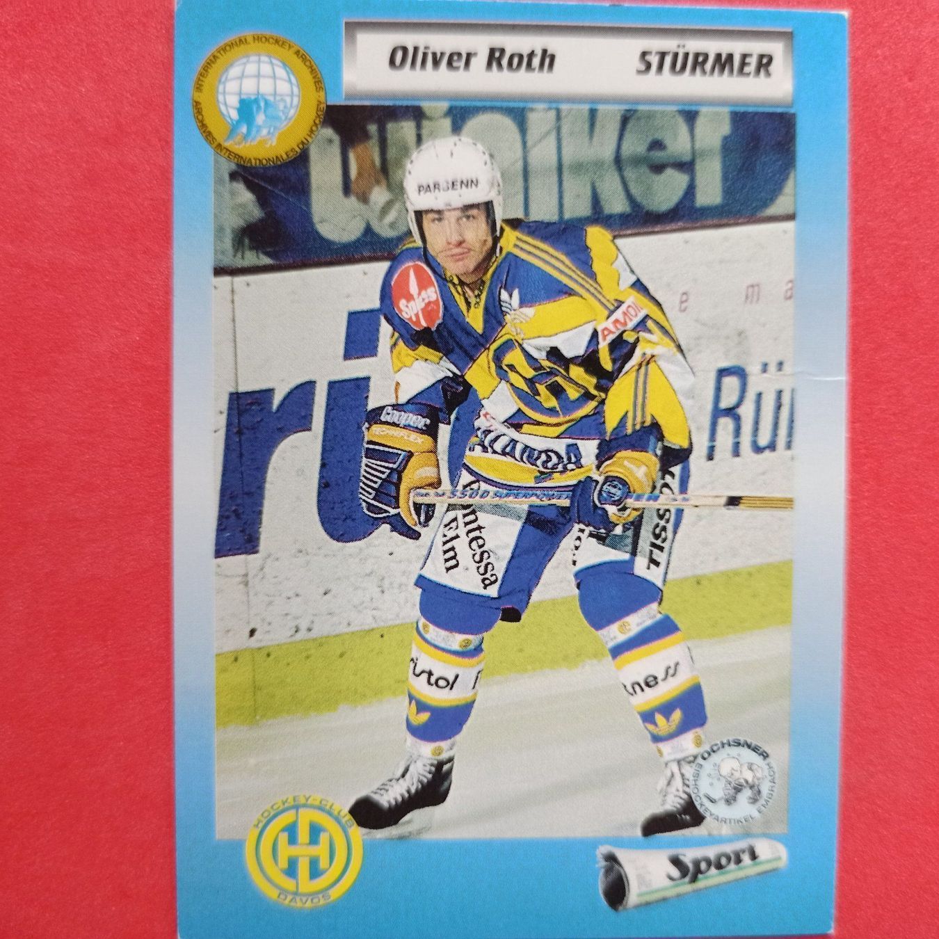 Autografi: Oliver Roth - HCD - 1993/94 - AUTOGRAMM – Usato da Dübendorf venduto da kb86_MOVIE 1