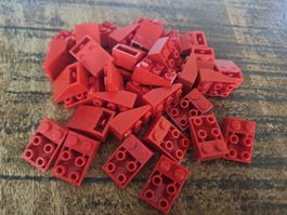 lego 3747a lot de 35 pièces Red Slope, Inverted 33 3 x 2