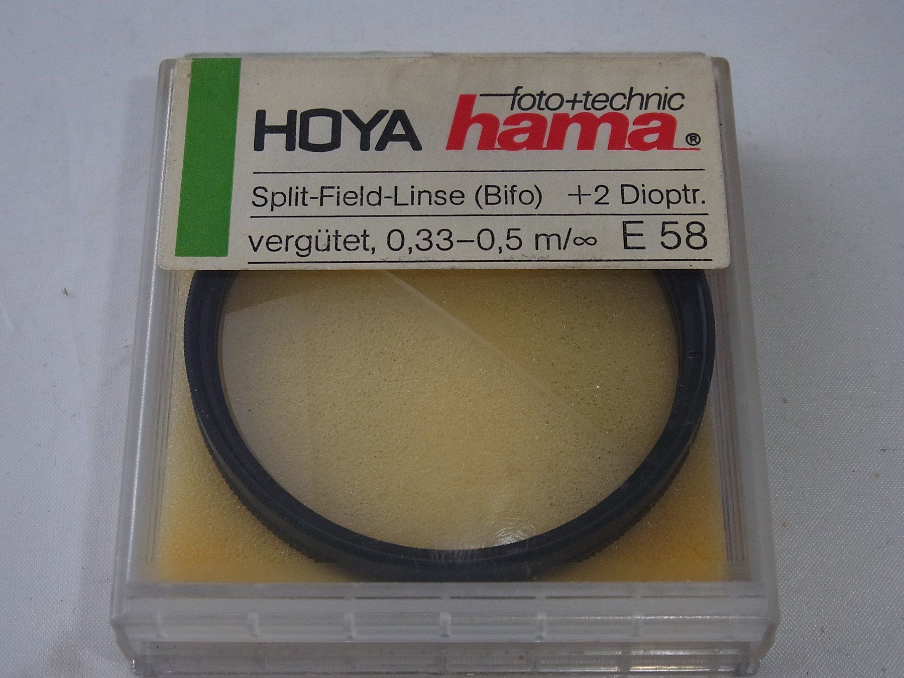Filtri: Hoya Spezial Filter 58mm Splitfield Makro #h1 – Usato da Dietikon venduto da Baro4 1