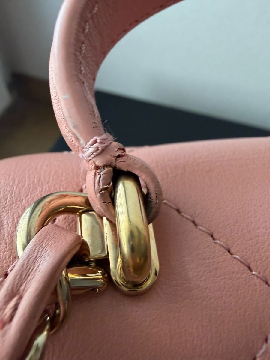 Chanel Taschen für Damen: Chanel top handle mini flap pink – Gebraucht aus Münchenstein von watchpatrol 4