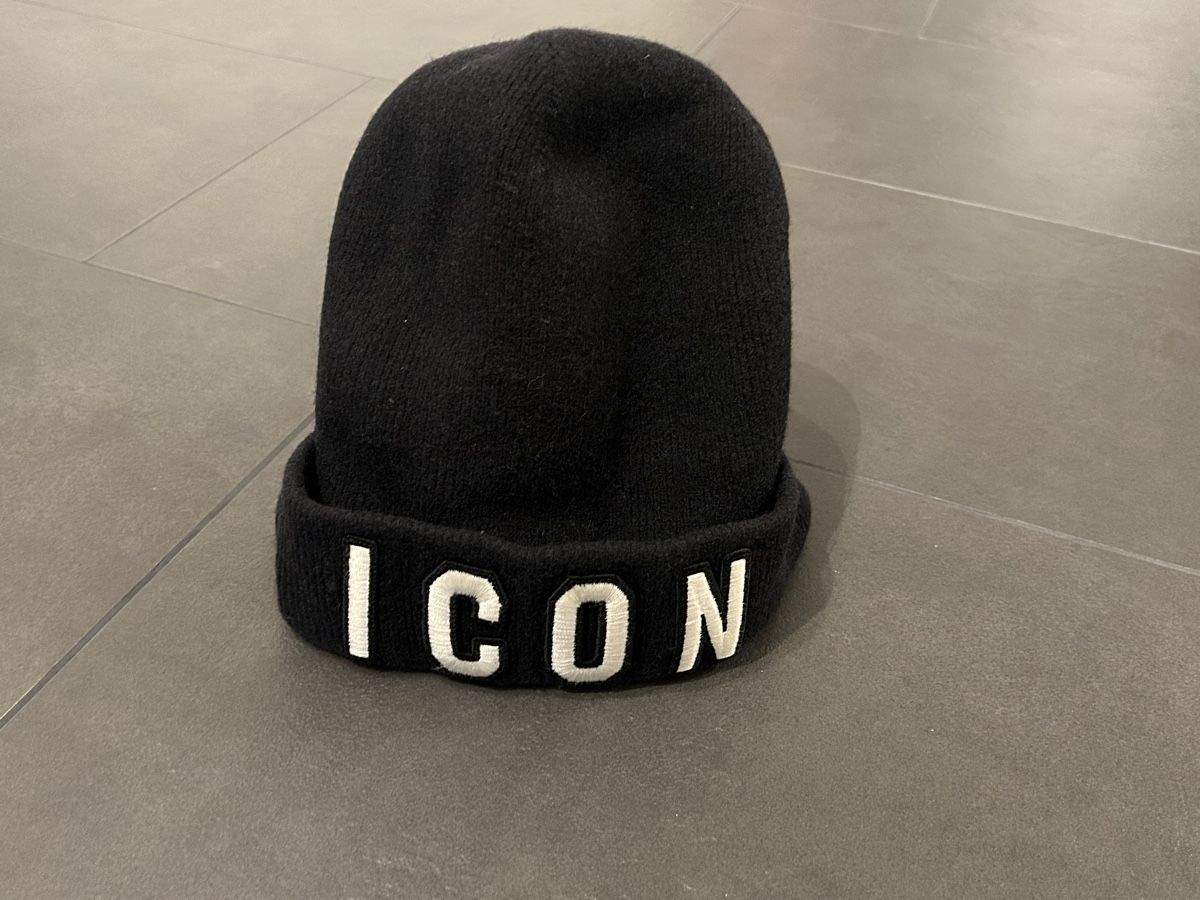 Dsquared2 Chapeaux, bonnets & casquettes: ICON DSQUARED2 - Wintermütze schwarz – D'occasion à Wettswil par 8wkc_ne 2