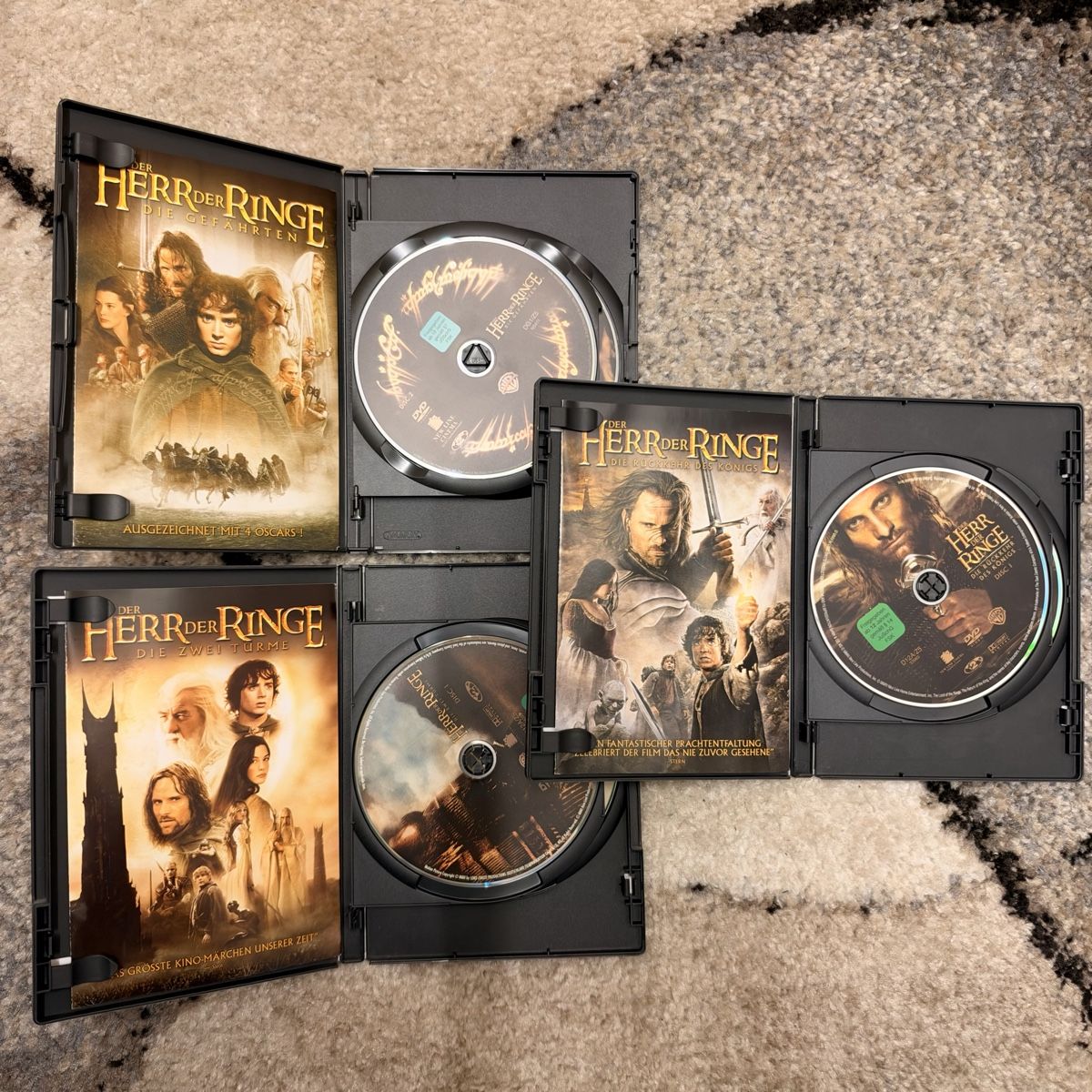 Tutti i DVDs: Herr Der Ringe Trilogie DVD – Usato da Hinwil venduto da norisenya 1