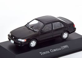 Toyota Corolla Sedan 1999-2002 schwarz 1:43 von Altaya / IXO