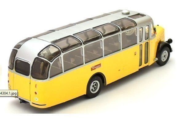 Saurer Modellautos: SAURER L4C POSTBUS 1949/52 1:43 TEK HOBY – Neu und originalverpackt aus Suhr von Moebelsiralfred 1