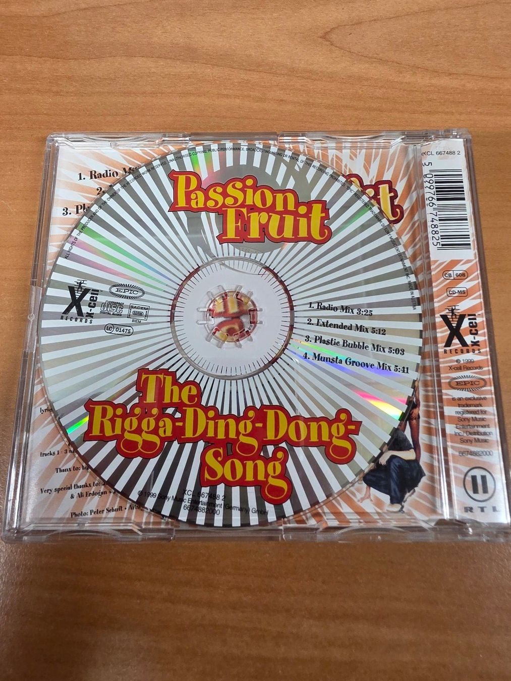 CD Single - Passion Fruit – The Rigga-Ding-Dong-Song (Gebraucht) in ...