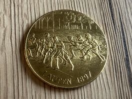 Historischer Trimm-Taler 1983–1986 – Medaille „Laufen 1897“