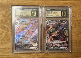 Mew Vmax & Nachtara Vmax Pristine 10 Japanisch