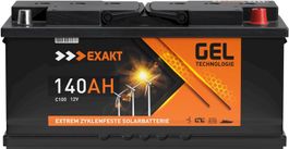 EXAKT GEL Solarbatterie 140Ah 12V