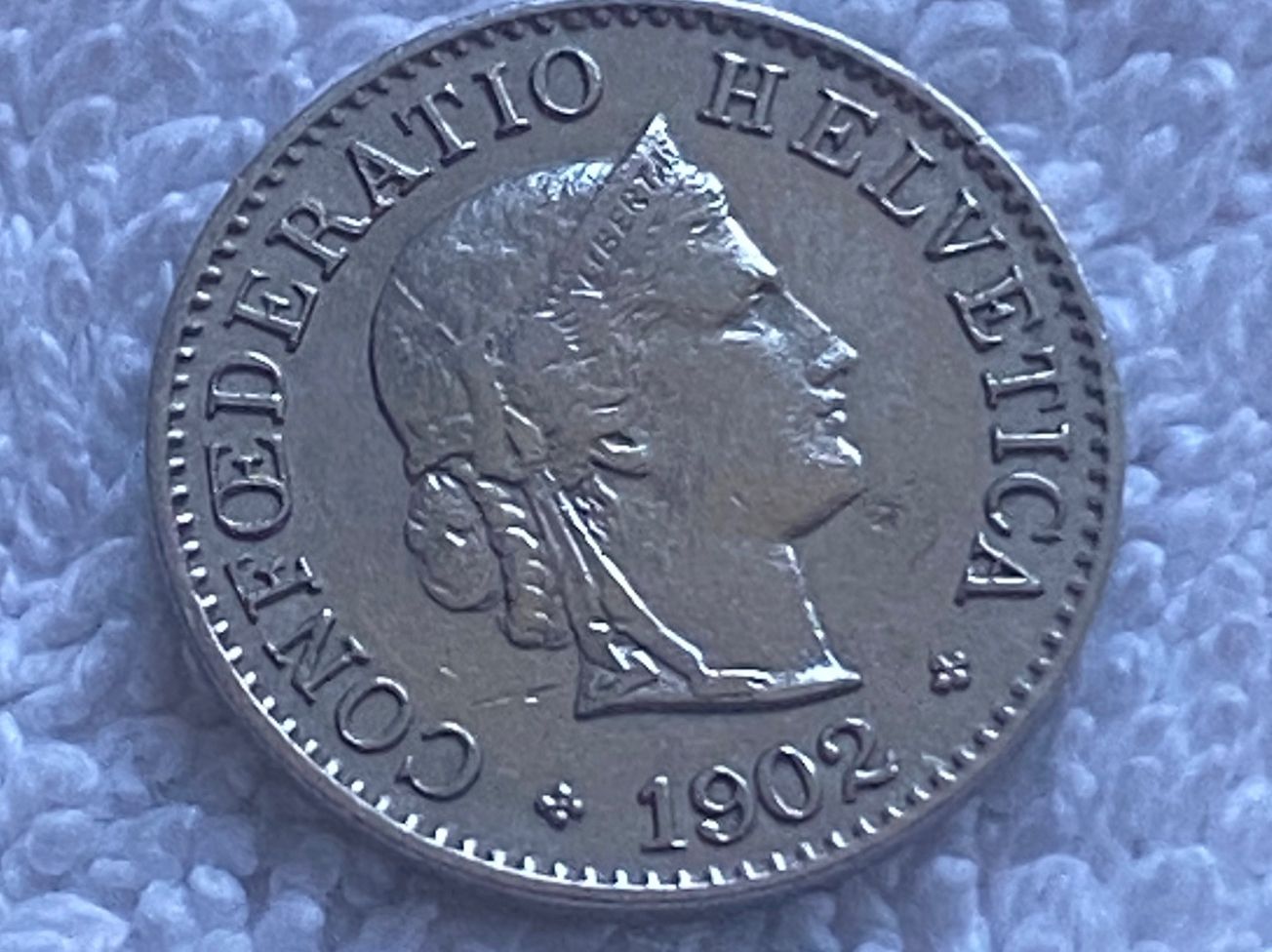 Tutti le monete: 5 centimes/Rappen 1902 – Usato da Nyon venduto da Ilmi09