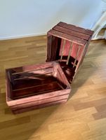 2er Set Vintage Holzkisten - ideal für die Dekoration