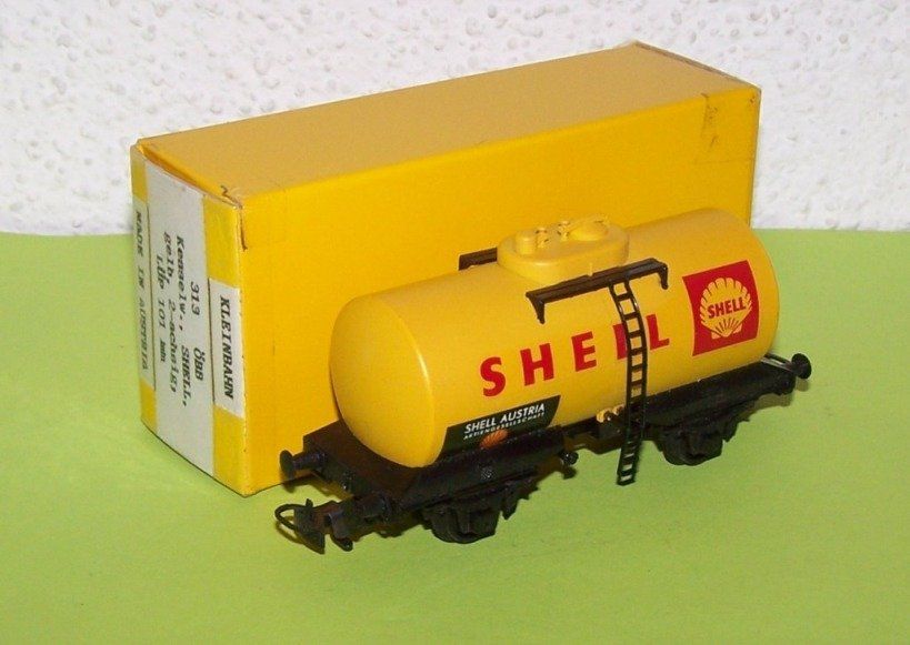 Kleinbahn Modellini di ferrovie: Kleinbahn H0 313 SHELL Kesselwagen ÖBB – Nuovo (secondo la descrizione) da Brüttisellen venduto da Rentner44zh