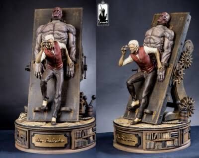 Statuette: UNIVERSAL MONSTERS Dr. Victor Frankenstein 1/4 Polystone Sta – Usato da Oberentfelden venduto da FiguresAndGamesPlace