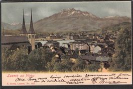 ^Luzern mit Pilatus , 1902