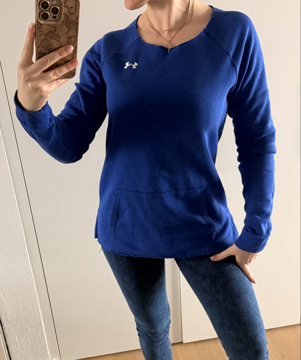 Under Armour Maglioni & Felpe: Under Armour Pullover, Gr. M, blau, neuwertig, Damen 49 – Usato da Staad SG venduto da Chirrari