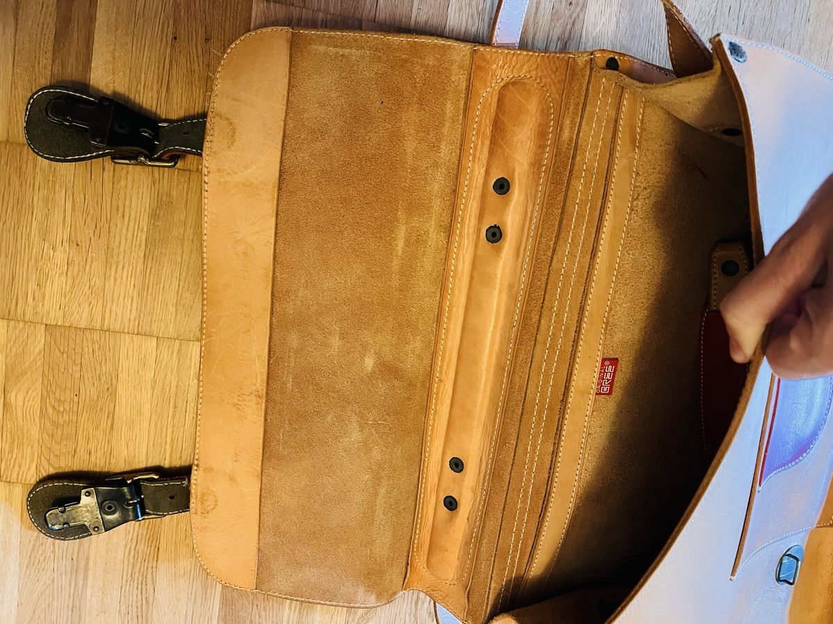 Borse: Ledertasche, Schulthek – Usato da meilen venduto da mer_2qj9 1