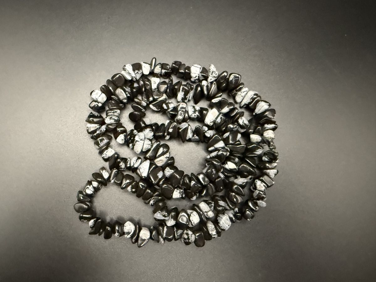 Catenine: Halskette Schneeflocken-Obsidian – Usato da Lamone venduto da LaCantinaMagica 2