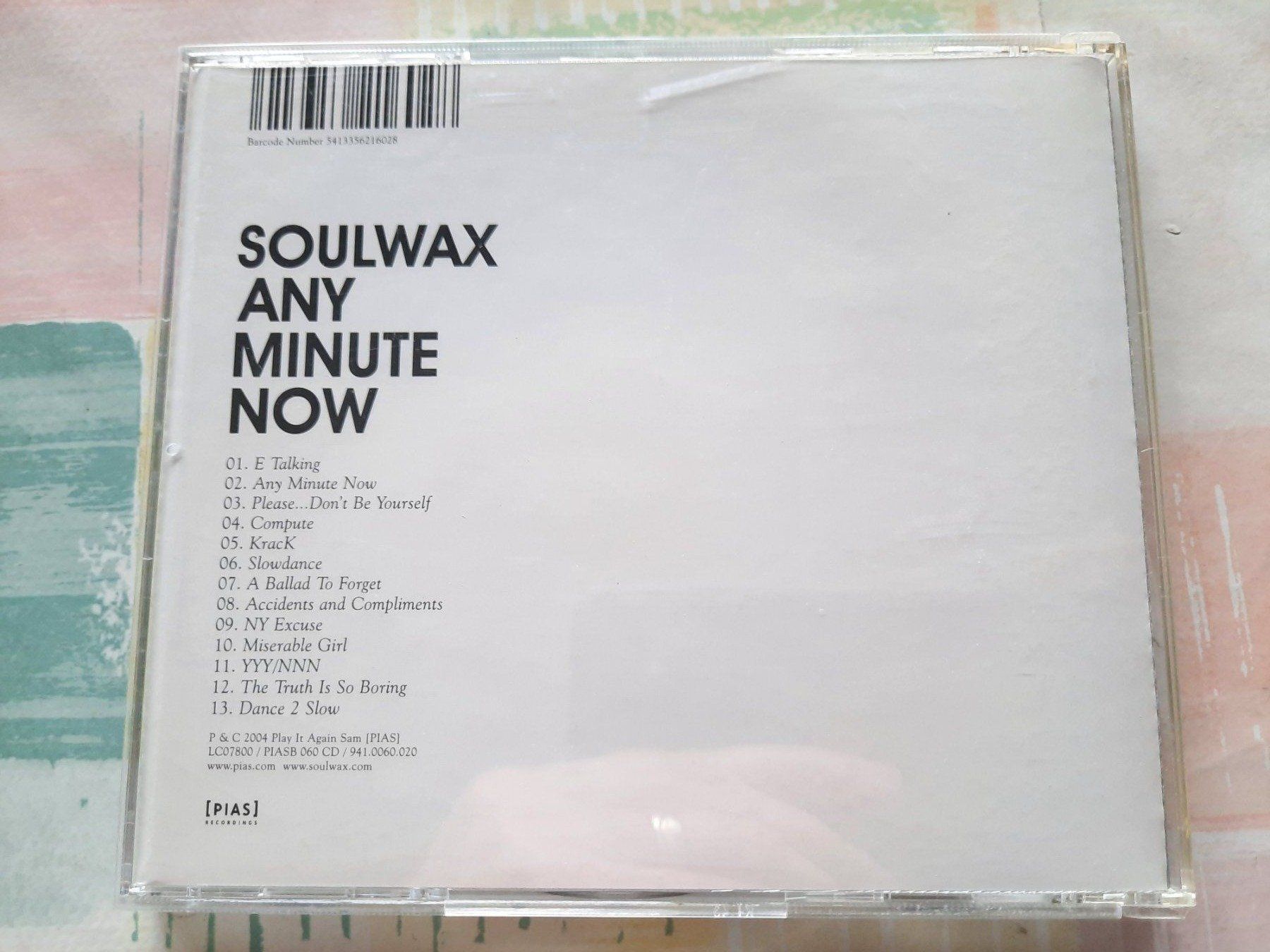 CD: CD Soulwax - Any minute now – Usato da Pully venduto da bro_n52j 1