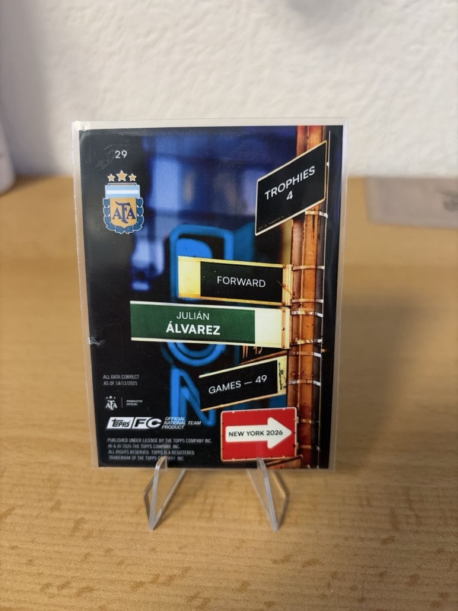 Topps Sammelbilder & Trading cards: Carte Topps Julian Alvarez – Neu (gemäss Beschreibung) aus la chaux-de-fonds von swann88 1