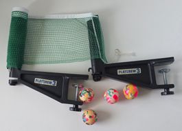 Tischtennis PingPong Netz Set + 4 Bälle von PLAYCREW 3