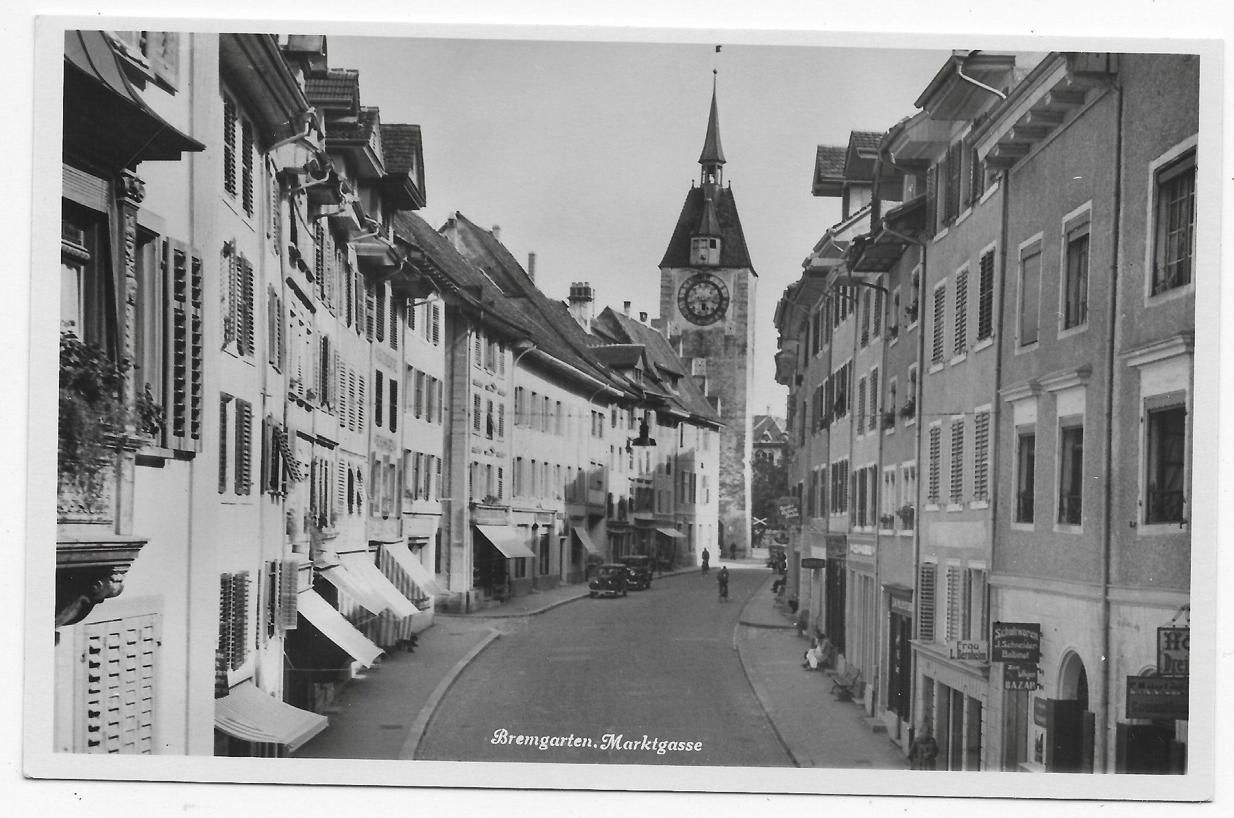 Cartoline postali: Bremgarten Marktgasse – Usato da Hefenhofen venduto da Richsalz