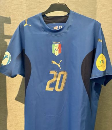 ITALIA Match worn Nazionale Italiana U21- Palladino