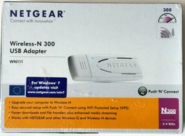 Netgear Wireless-N 300 USB Adapter WN111 neu originalverpack
