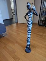 Dekofigur Frau mit Krug Afrika Zebra-Muster Höhe 60cm 1759
