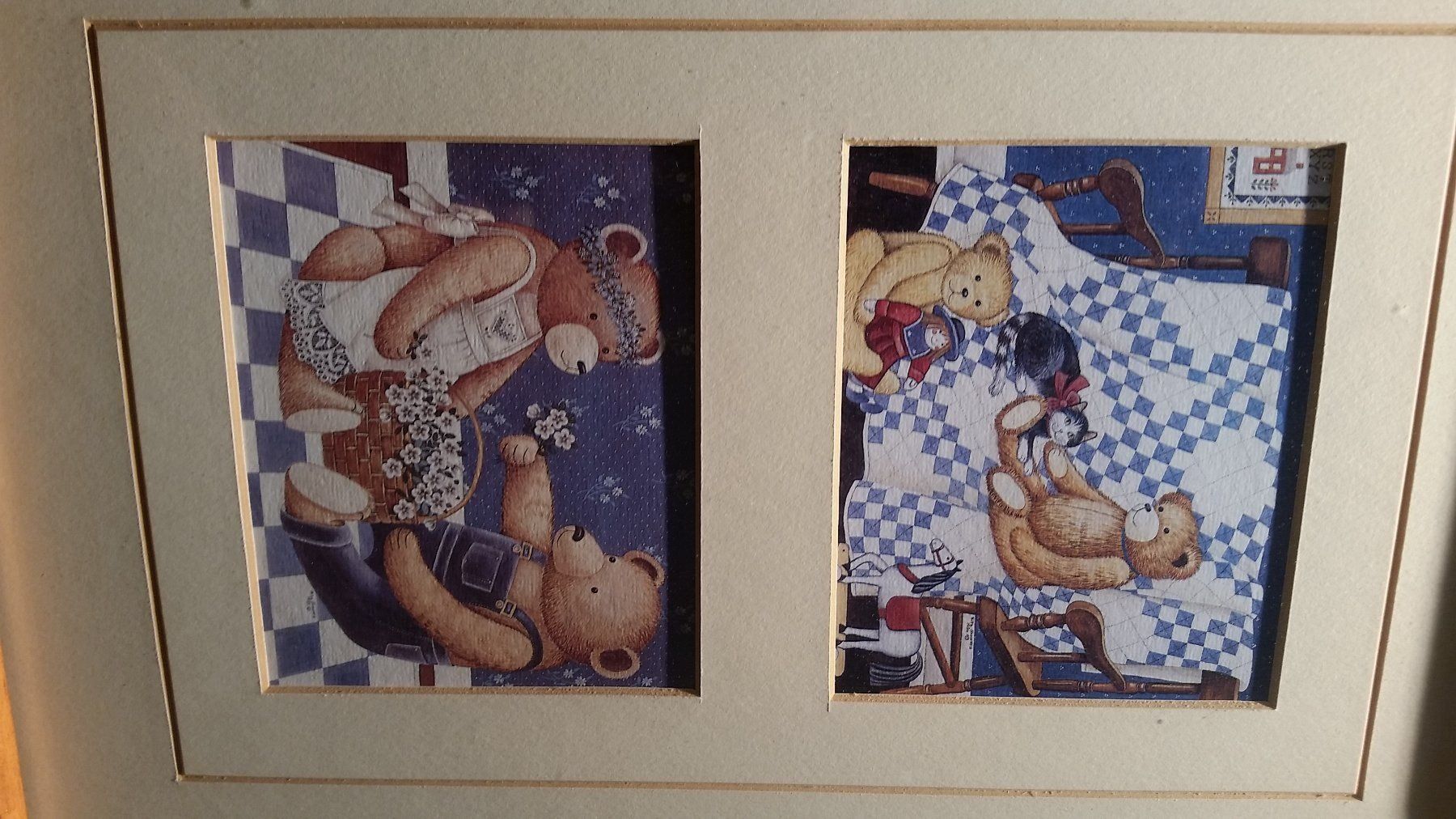 Foto & Immagini: Bild Teddybären, geschnitzten Holzrahmen – Usato da Herrliberg venduto da AlexandraBopp 4