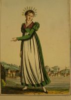 TESSIN TRACHT & ANSICHT KUPFERSTICH 1810