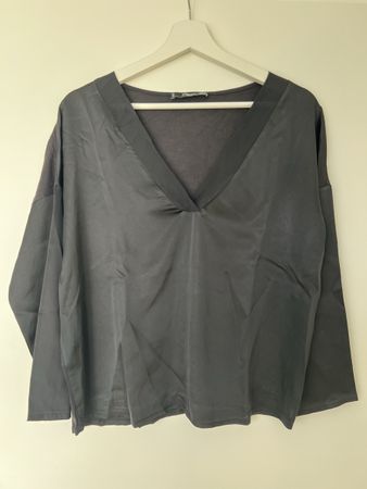 Mango Basics Top schwarz EUR S guter Zustand
