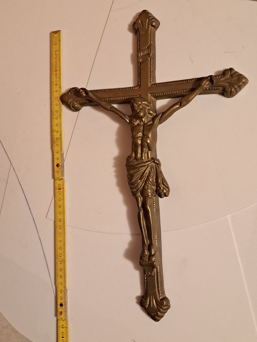 Statuette: Crucifix in Messing – Usato da Wettingen venduto da ML03 2