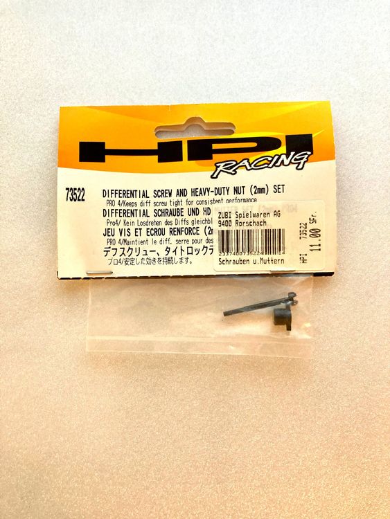 HPI 73522 DIFFERENTIAL SCREW AND HEAVYDUTY NUT (2mm) SET Kaufen auf