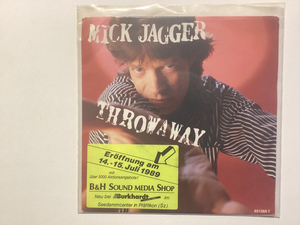 Mick Jagger Single Throwaway / Peace For The Wicked Kaufen auf Ricardo