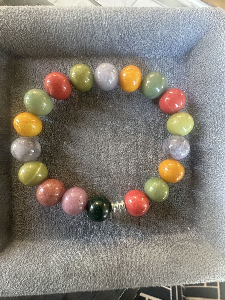 Bracciali & Braccialetti: Mookait Jasper Stretch Armband – Nuovo e nell'imballaggio originale da Kriens venduto da Hortensie6