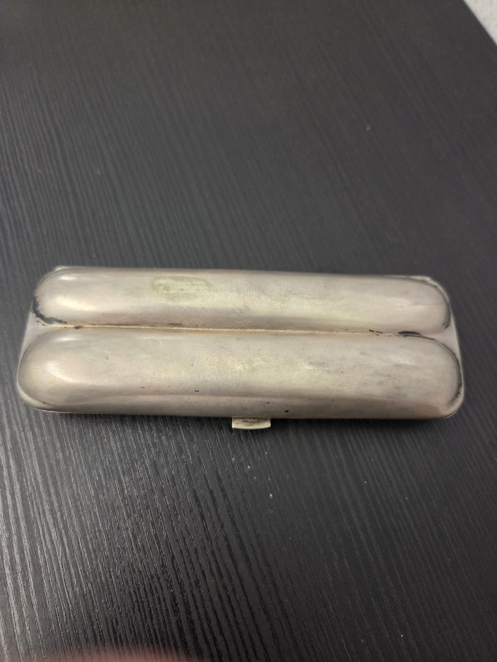 Altri Prodotti per fumatori: Antiker Zigarettenetui silber 800 2 Zigaretten Halter  – Usato da Dietikon venduto da Allegra34