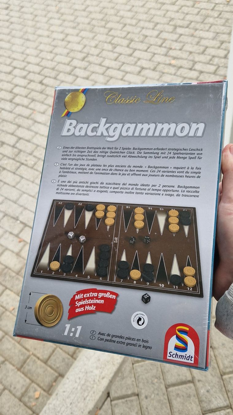 Spiele: Backgammon Spiel - NEU – Neu und originalverpackt aus Oberrieden von samzer 1
