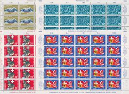 1964, Nr.406-409 Satz mit 4 Bogen postfrisch **. Kat: 100.-