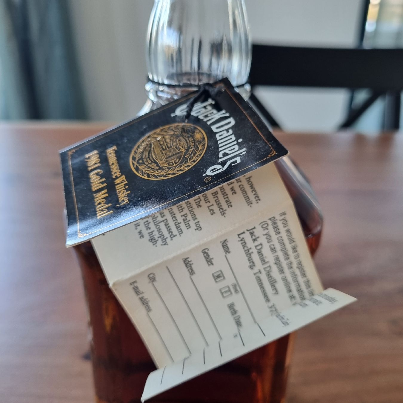 Jack Daniels Bevande alcoliche: Whiskey Jack Daniels 1981 Gold Medal – Nuovo e nell'imballaggio originale da Zürich venduto da ret_7ppg 3