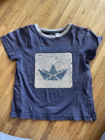 T-Shirt Gr. 98 mit Wende-Pailletten, Top Zustand!